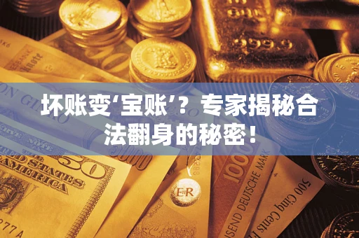 济南坏账变‘宝账’？专家揭秘合法翻身的秘密！