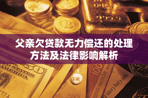 济南父亲欠贷款无力偿还的处理方法及法律影响解析